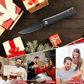 Amazon.com : FLISSA Folding Pocket Knife, 4.5